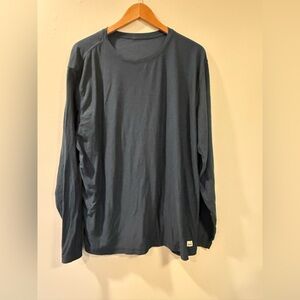 SOLD Vuori Men’s Blue Long Sleeve Strato Tech Tee
